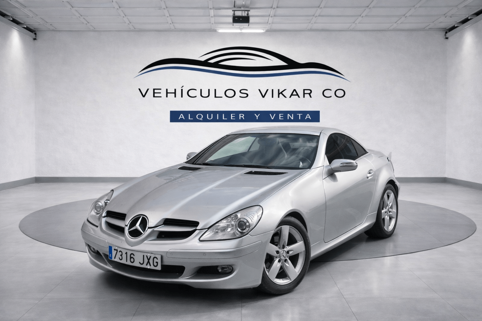 Mercedes SLK 200 K Cabrio Plata