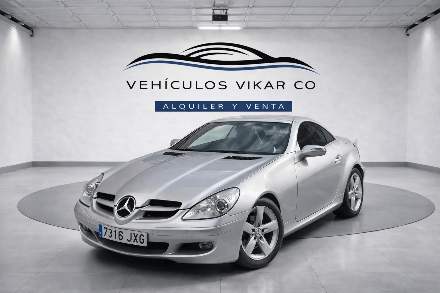 Mercedes SLK 200 K Cabrio Plata